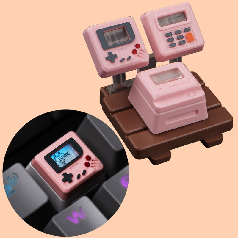 Retro Game Boy Keyboard Keycaps