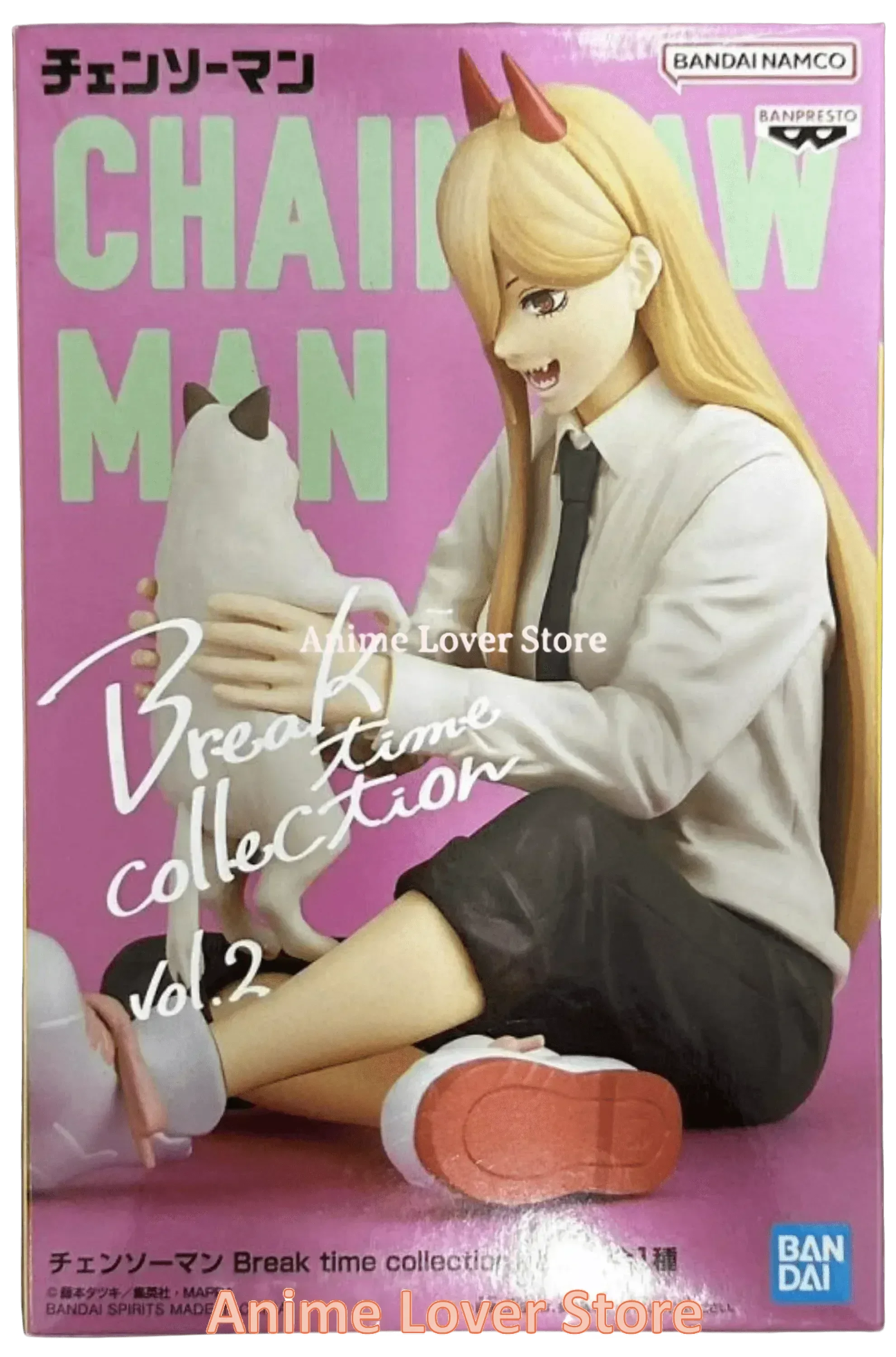 Bandai Banpresto Break Time Chainsaw Man Power Denji Anime Figures Toy