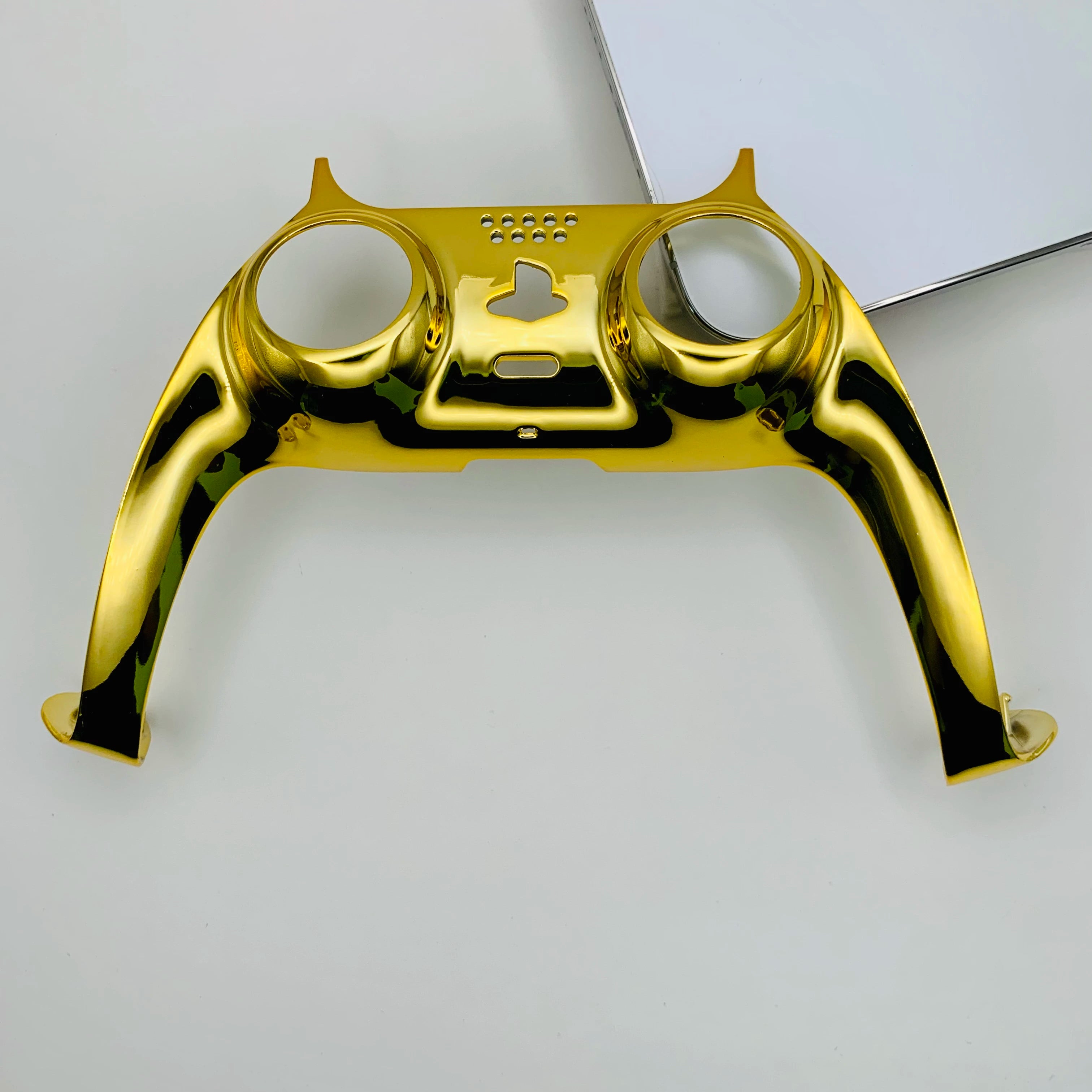 Chrome Black Glossy Chrome DIY Replacement Controller Shell for PS5 Custom Plates Cover Compatible Upgrade For PS5 Slim