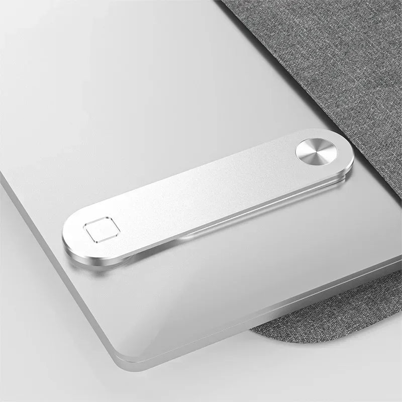 Magnetic Phone Holder Aluminium Alloy Dual-Screen Laptop Screen Expand Stand Folding Side Mount Bracket For ipad Mobile Phone