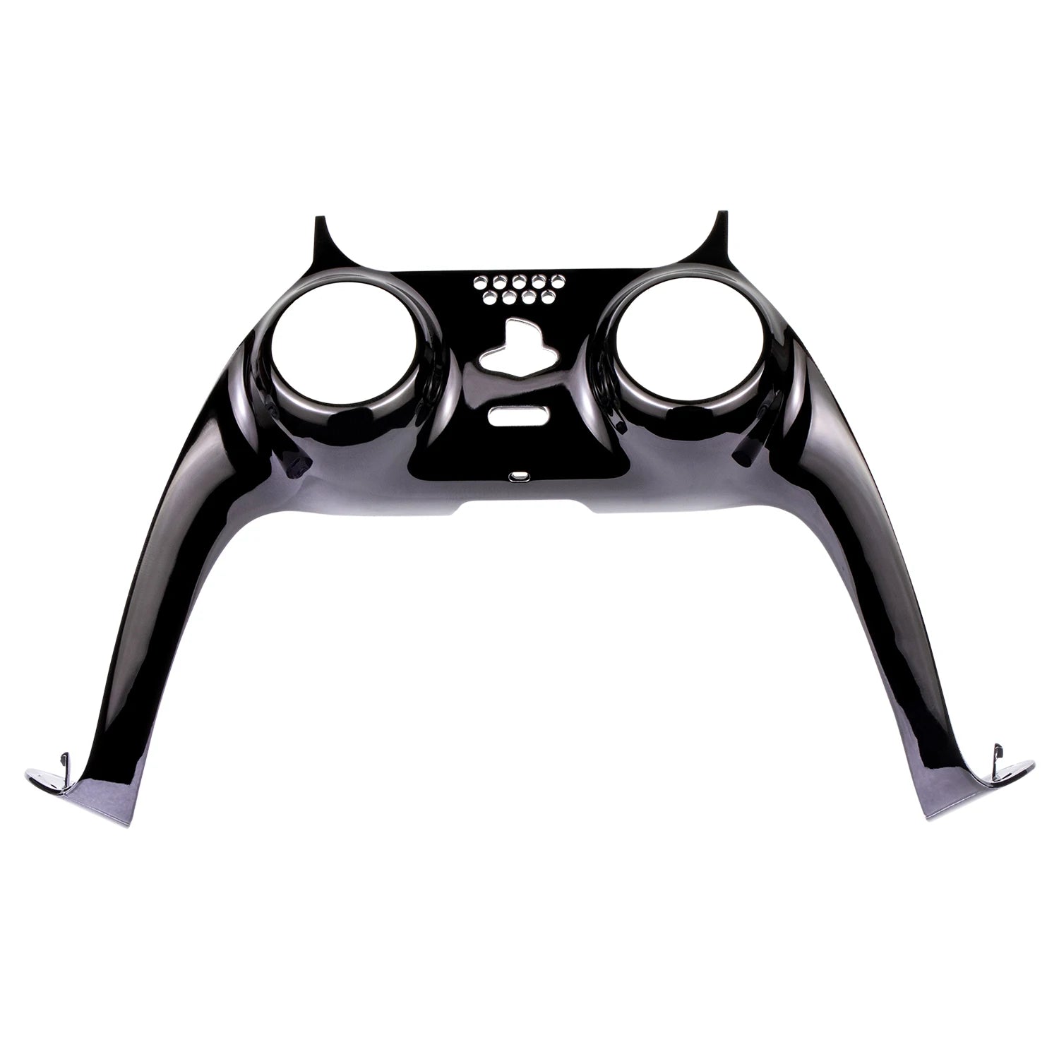 Chrome Black Glossy Chrome DIY Replacement Controller Shell for PS5 Custom Plates Cover Compatible Upgrade For PS5 Slim