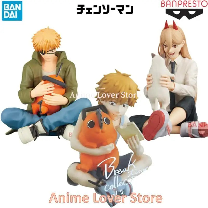 Bandai Banpresto Break Time Chainsaw Man Power Denji Anime Figures Toy