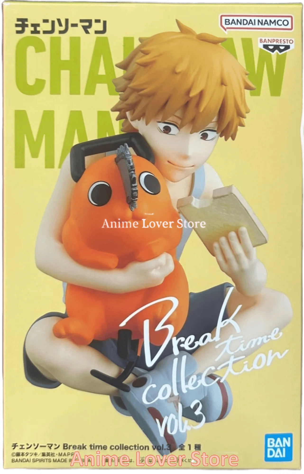 Bandai Banpresto Break Time Chainsaw Man Power Denji Anime Figures Toy
