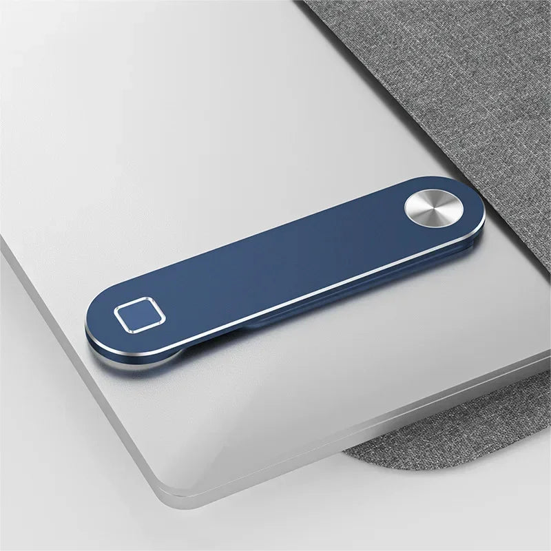 Magnetic Phone Holder Aluminium Alloy Dual-Screen Laptop Screen Expand Stand Folding Side Mount Bracket For ipad Mobile Phone