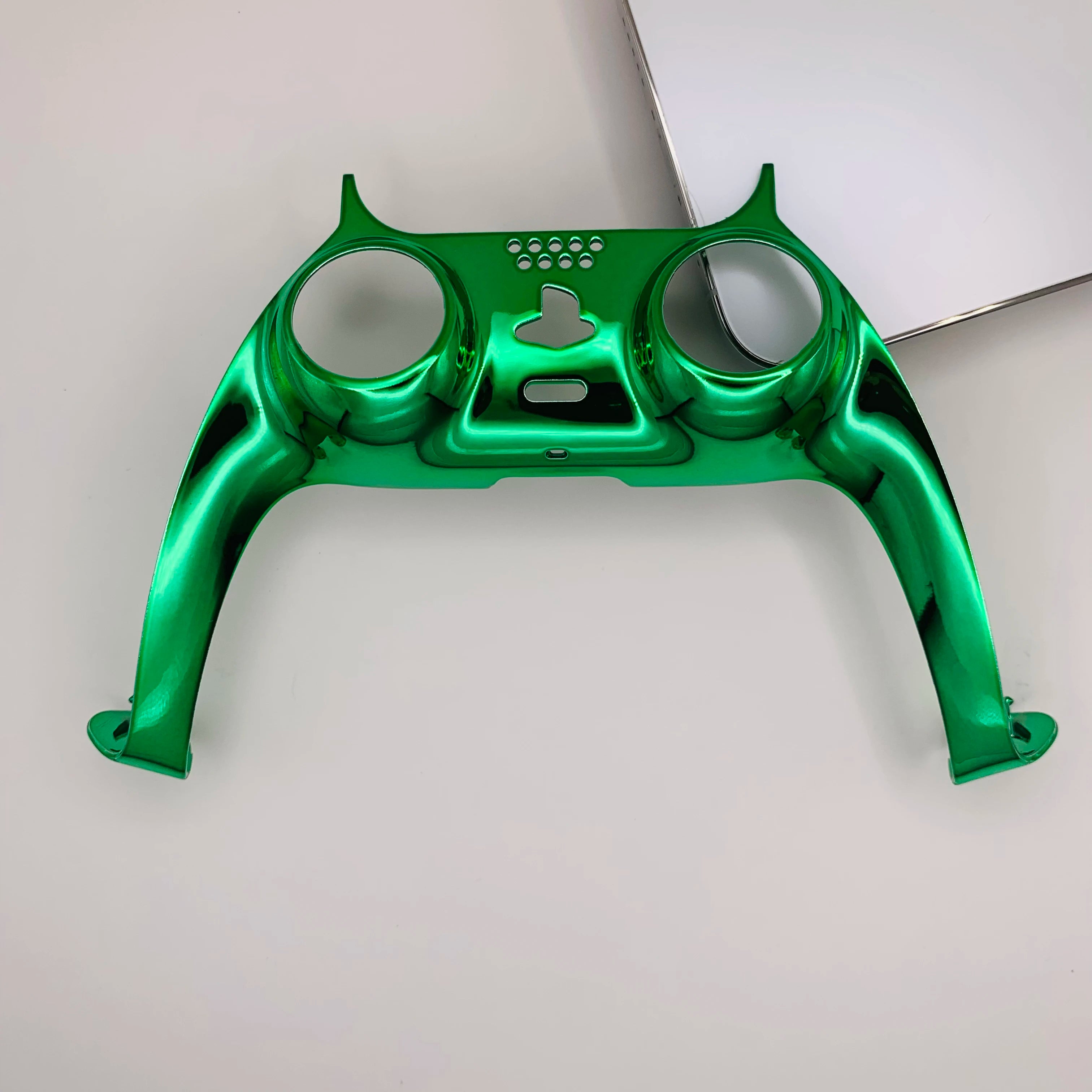Chrome Black Glossy Chrome DIY Replacement Controller Shell for PS5 Custom Plates Cover Compatible Upgrade For PS5 Slim