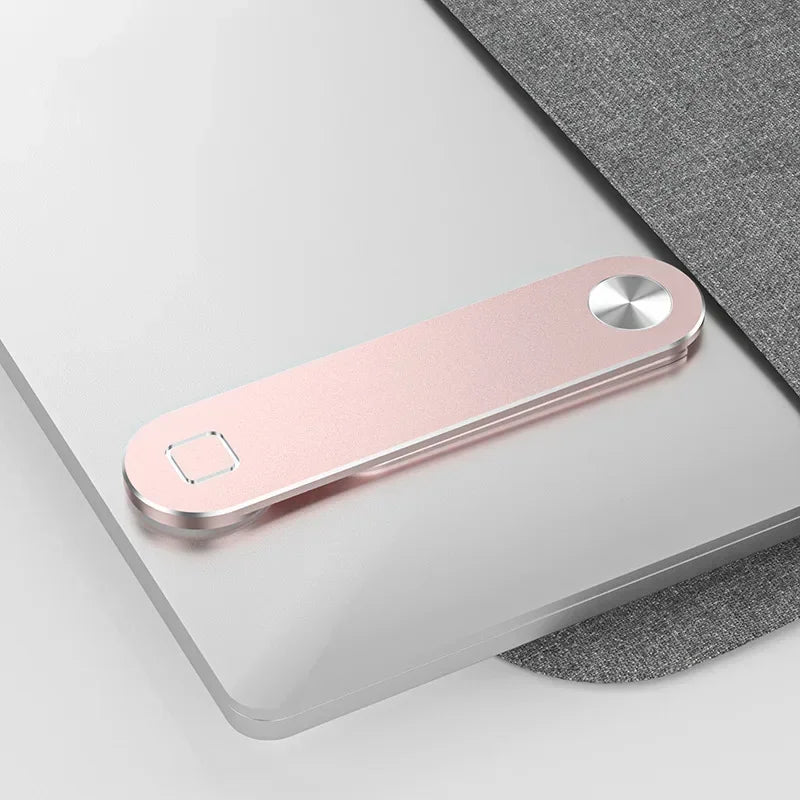 Magnetic Phone Holder Aluminium Alloy Dual-Screen Laptop Screen Expand Stand Folding Side Mount Bracket For ipad Mobile Phone