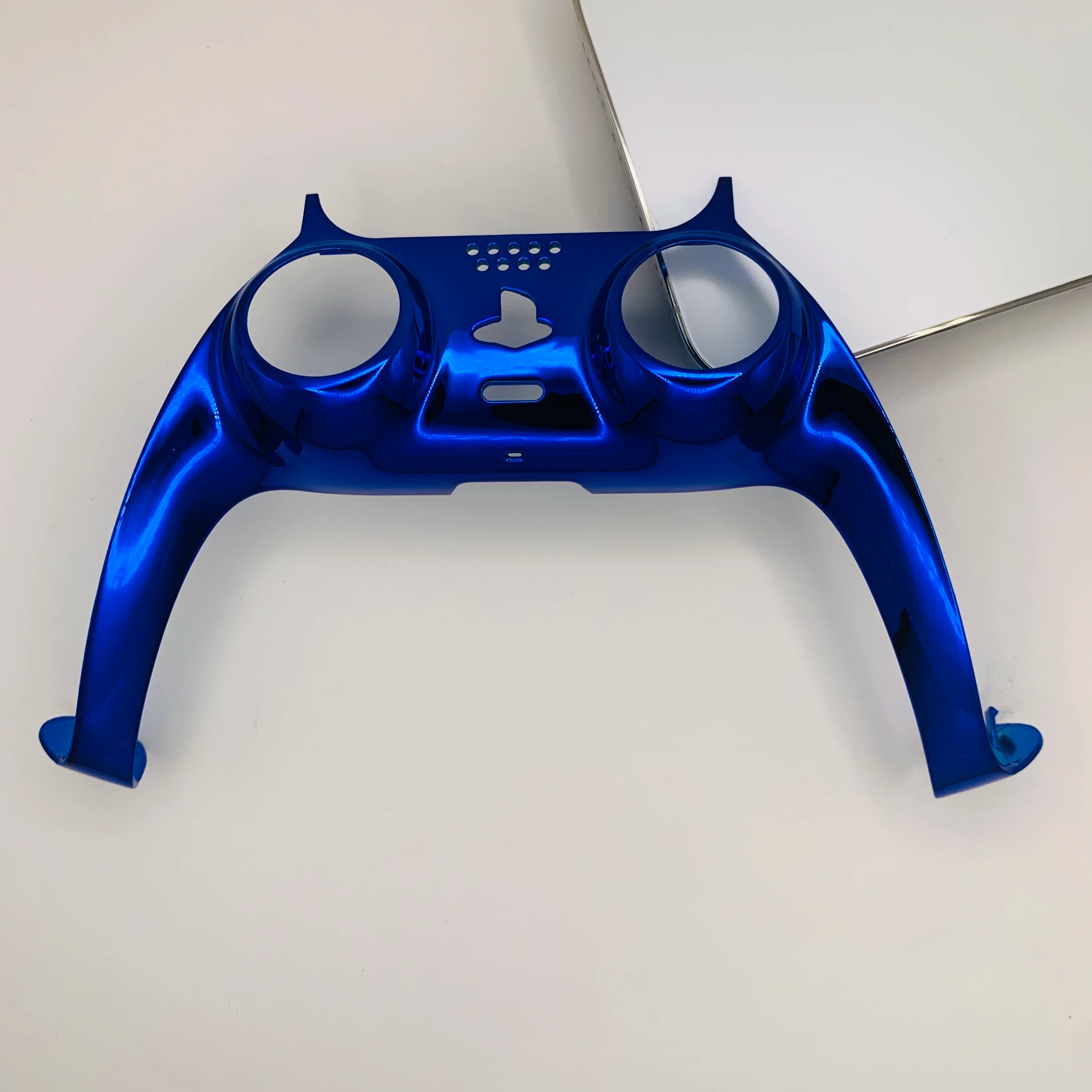 Chrome Black Glossy Chrome DIY Replacement Controller Shell for PS5 Custom Plates Cover Compatible Upgrade For PS5 Slim