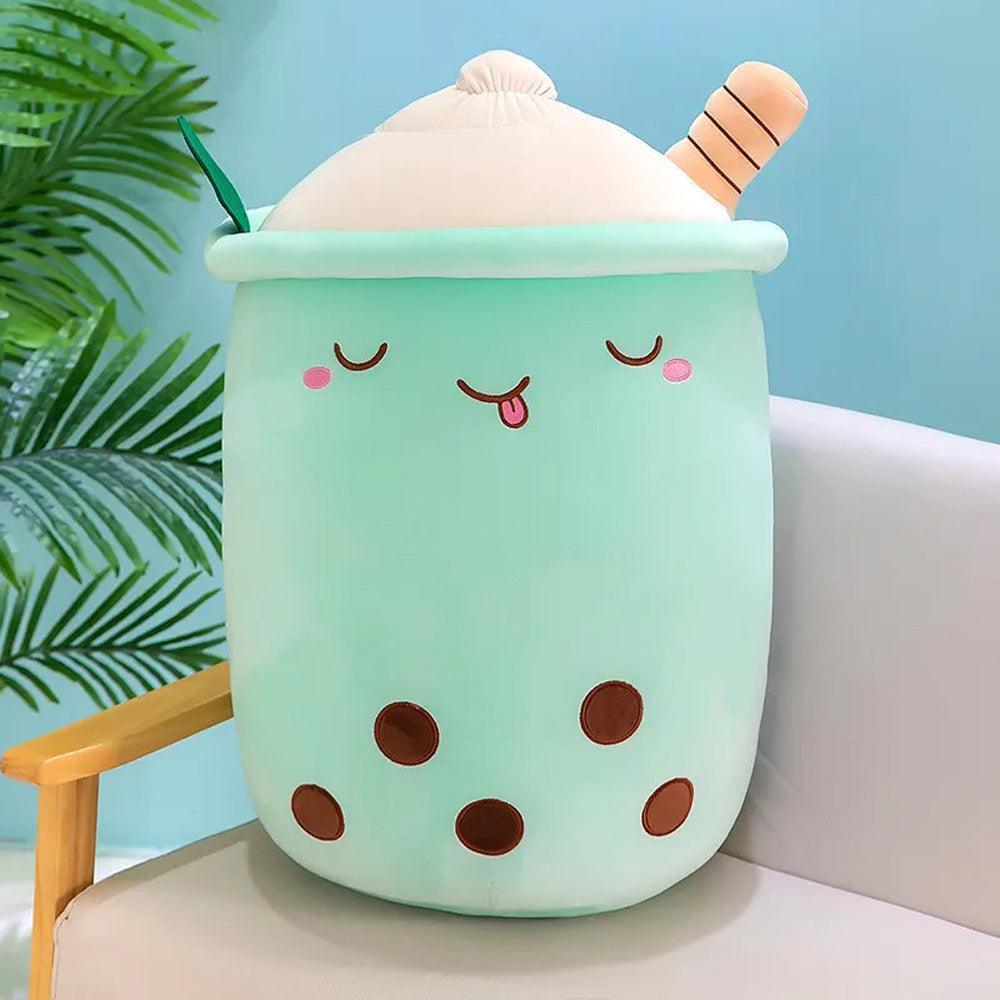 Boba Stuffed Animal, Bubble Tea Toy, Ultra Soft Spandex Fabric, 25cm 35cm Kawaii Figure, Cute Room Decor For Her