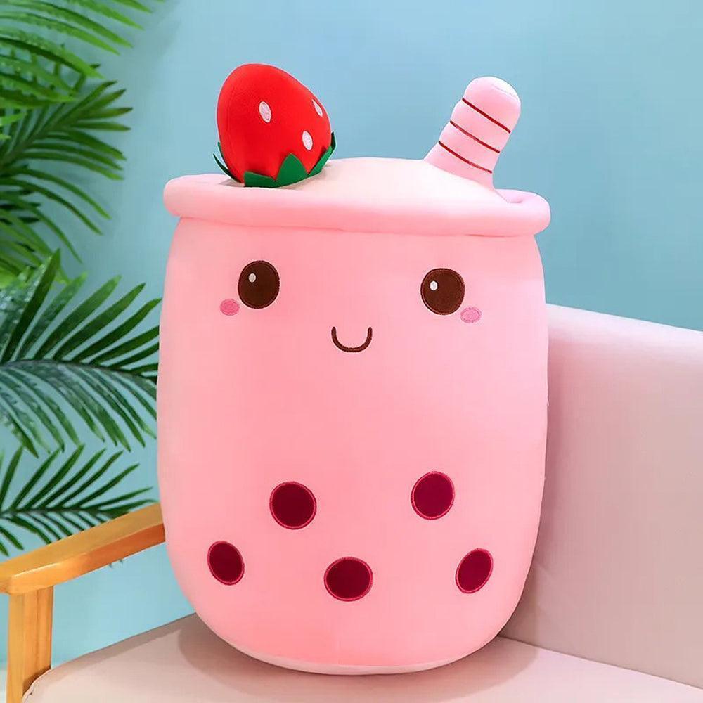 Boba Stuffed Animal, Bubble Tea Toy, Ultra Soft Spandex Fabric, 25cm 35cm Kawaii Figure, Cute Room Decor For Her