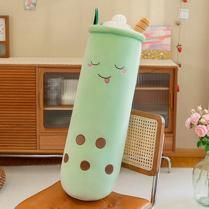 Boba Stuffed Animal, Bubble Tea Toy, Ultra Soft Spandex Fabric, 25cm 35cm Kawaii Figure, Cute Room Decor For Her